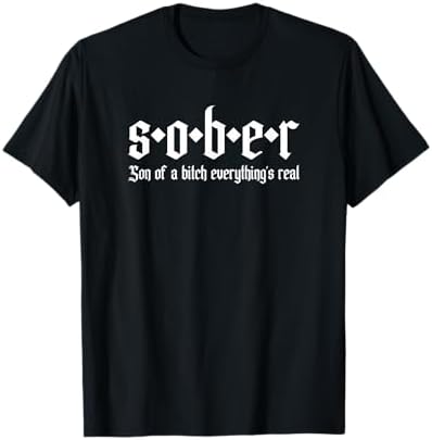 Amazon.com: The Jaywalker Ex- Alcoholic AA NA Sobriety Tee T-Shirt